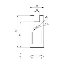 DRMN80EC-NA - End cap DRMN80EC-NA - End cap