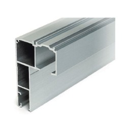 TS-TRFIX-3000 NA - Top track integrated with the profile for fixed panel installation TS-TRFIX-3000 NA - Top track integrated with the profile for fixed panel installation