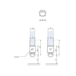 CCR930B10 NABL - Drop down seal glass bottom CCR930B10 NABL - Drop down seal glass bottom