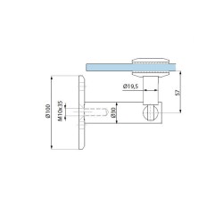 MD25-OS SSS - Bottom double fixing