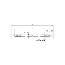 MC-1845 SSS - Tension rod 1845 mm MC-1845 SSS - Tension rod 1845 mm