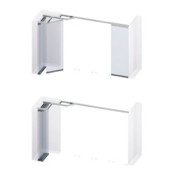 SLF300 - Slide & stack glass panel system