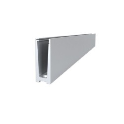 BAL-DN 6000 NA - Aluminium balustrade profile - floor installation pre-drilled and ready for the installation BAL-DN 6000 NA - Aluminium balustrade profile - floor installation pre-drilled and ready for the installation