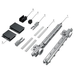 TS-M80SET NABL - Set of accessories for sliding system with standard catch stopper from both sides TS-M80SET NABL - Set of accessories for sliding system with standard catch stopper from both sides