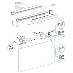 TS-M80SET NABL - Set of accessories for sliding system with standard catch stopper from both sides TS-M80SET NABL - Set of accessories for sliding system with standard catch stopper from both sides