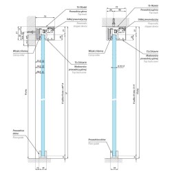 TS-M80SET NABL - Set of accessories for sliding system with standard catch stopper from both sides TS-M80SET NABL - Set of accessories for sliding system with standard catch stopper from both sides