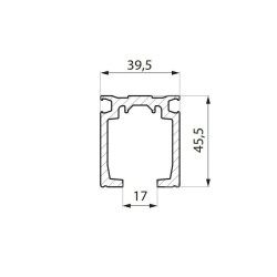 TS180-TR-4000 NA - Prowadnica górna