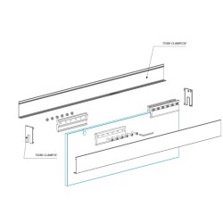 TS180-CLAMP EC - Komplet zaślepek czołowych do maskownicy klamer TS180-CLAMP EC - Komplet zaślepek czołowych do maskownicy klamer
