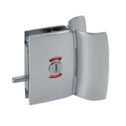 TGLI70H PC - Bathroom lock with vacant / engaged indicator and lever handle TGLI70H PC - Bathroom lock with vacant / engaged indicator and lever handle