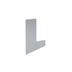 BAL-FN-EC-L RAL 9006 - End cap for balustrade profile BAL-DN - left BAL-FN-EC-L RAL 9006 - End cap for balustrade profile BAL-DN - left