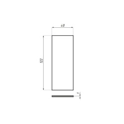 BAL-S-EC RAL 9006 - End cap for balustrade profile BAL-S BAL-S-EC RAL 9006 - End cap for balustrade profile BAL-S