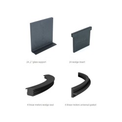 BAL-G22SET/6000 - Set of wedge inserts and gaskets for 6000 mm length balustrade profiles BAL-DN, BAL-FN, BAL-SN BAL-G22SET/6000 - Set of wedge inserts and gaskets for 6000 mm length balustrade profiles BAL-DN, BAL-FN, BAL-SN