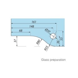 PD10 SSS - Zawias dolny