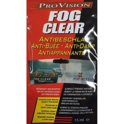 Glass Science Fog Clear wipes - protects glass and mirrors against fogging