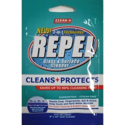 Invisible Shield Repel Automotive wipes - 15 ml sachet of Repel liquid Invisible Shield Repel Automotive wipes - 15 ml sachet of Repel liquid