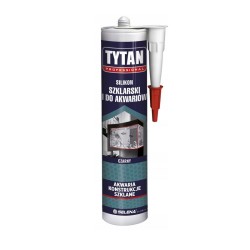 Tytan Professional 310 ml - Silikon szklarski do klejenia akwariów czarny Tytan Professional 310 ml - Silikon szklarski do klejenia akwariów czarny