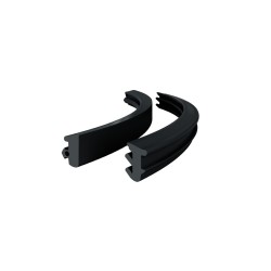 FCM38RS-SET10 BL - SET: fixed seal uniseal + wedge seal for 10 mm glass FCM38RS-SET10 BL - SET: fixed seal uniseal + wedge seal for 10 mm glass