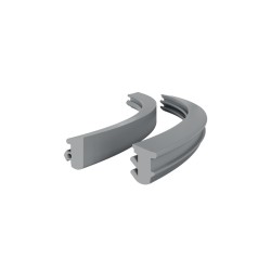 FCM38RS-SET12 GR - SET: fixed seal uniseal + wedge seal for 12 mm glass FCM38RS-SET12 GR - SET: fixed seal uniseal + wedge seal for 12 mm glass