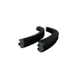 FCM38RS-SET12 BL - SET: fixed seal uniseal + wedge seal for 12 mm glass FCM38RS-SET12 BL - SET: fixed seal uniseal + wedge seal for 12 mm glass
