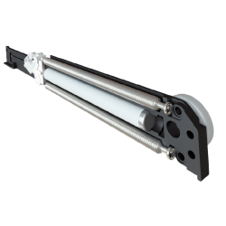TS-DFD120/10SET - Sliding door system with two self-closing Fluid Damper in opening and closing positions TS-DFD120/10SET - Sliding door system with two self-closing Fluid Damper in opening and closing positions