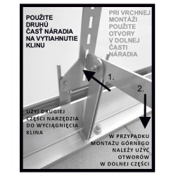 BALMULTITOOL - Multifunctional tools for assembly and disassembly of self-supporting railings BALMULTITOOL - Multifunctional tools for assembly and disassembly of self-supporting railings