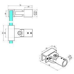 NTK-TW012-1 - Úchyt NTK-TW012-1 - Úchyt