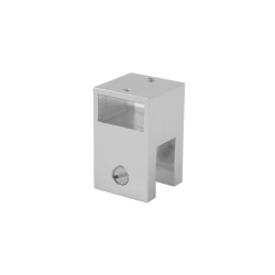 NTKSQ816 - Connector to glass 90° for passage rectangular bar NTKSQ816 - Connector to glass 90° for passage rectangular bar