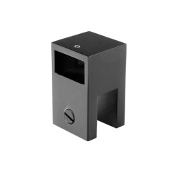 NTKSQ817-B - Connector to glass 90° for passage rectangular bar NTKSQ817-B - Connector to glass 90° for passage rectangular bar
