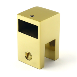 NTKSQ817G - Connector to glass 90° for passage rectangular bar NTKSQ817G - Connector to glass 90° for passage rectangular bar