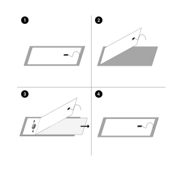 Mata grzewcza - 400 x 1000 mm - prostokątna Mata grzewcza - 400 x 1000 mm - prostokątna