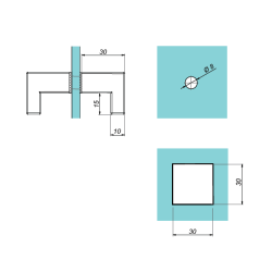 NLO-GL-52 - Door knob NLO-GL-52 - Door knob