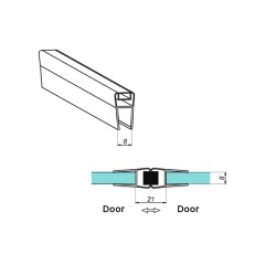 NLO-KP-2907-8-2,5 - Clip seal 180° NLO-KP-2907-8-2,5 - Clip seal 180°