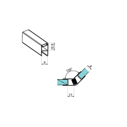 NLO-KP-2908-8-2,5 - Clip seal 135° NLO-KP-2908-8-2,5 - Clip seal 135°