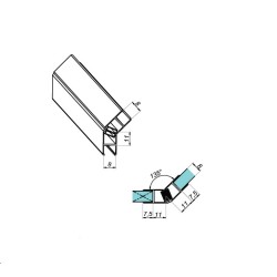 NLO-KP-2908M-8-2,5 - Clip seal 135° NLO-KP-2908M-8-2,5 - Clip seal 135°