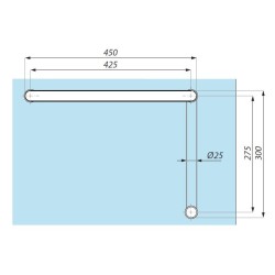 H12-275-425 PSS - Round pull handle (towel holder) H12-275-425 PSS - Round pull handle (towel holder)
