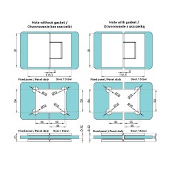VER-BJ-180-1 - Hinge glass to glass 180° VER-BJ-180-1 - Hinge glass to glass 180°
