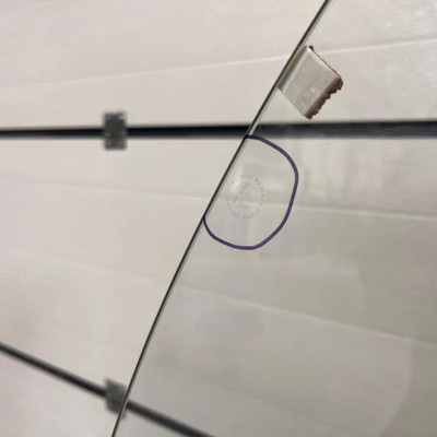 Szkło hartowane float 6 mm w kształcie koła 1450mm