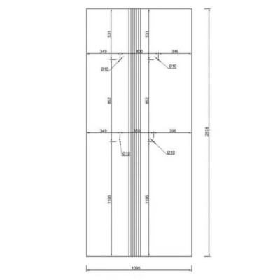 Szkło hartowane Moru 8 mm 2578x1095mm