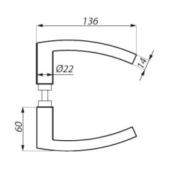 TGLH05 NA - Lever handle TGLH05 NA - Lever handle