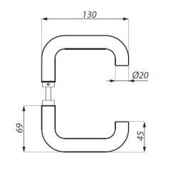 TGLH02 SSS - Lever handle TGLH02 SSS - Lever handle