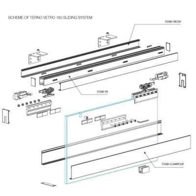 TS180-TR-4000 NA - Top track