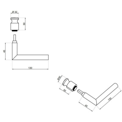 NTH07-SS - Knob handle