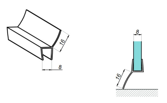 NLO-SP-2903-8-2,5 - Seal gasket 135°