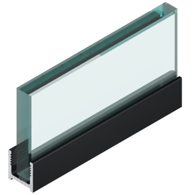 NLO-KP-3000-3,0-B - U profile for glass
