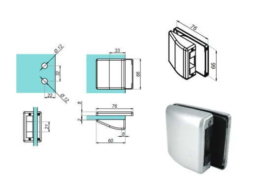 NTP04-SS - NTP04-SS - Strike patch for standard lock