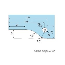 PD12 NA - Bottom hinge with ball bearing and floor pivot PD12 NA - Bottom hinge with ball bearing and floor pivot