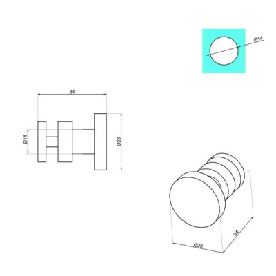 NLO-DP-S003/S010 - Úchyt