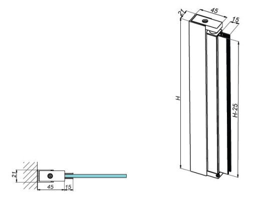 NLO-KP-S012P-1,45-6 - Záves