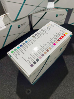 Lakierowane szkło Lacobel REF – zestaw próbek szkła