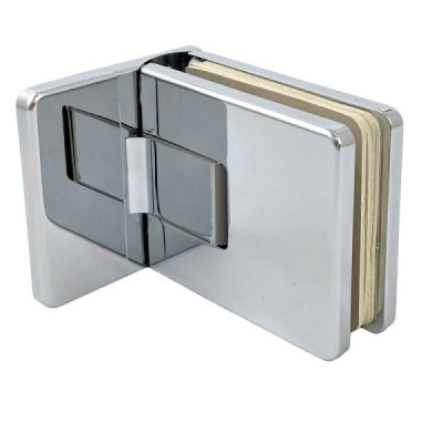 VER-S-BJ-90-PS - Zawias wahadłowy ściana-szkło 90°